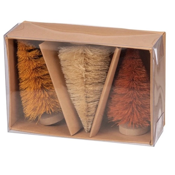 *Multicolored Bottle Brush Fall Tree Set - Picture 15 of 15